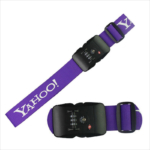 Personalized polyester tsa lock luggage strap