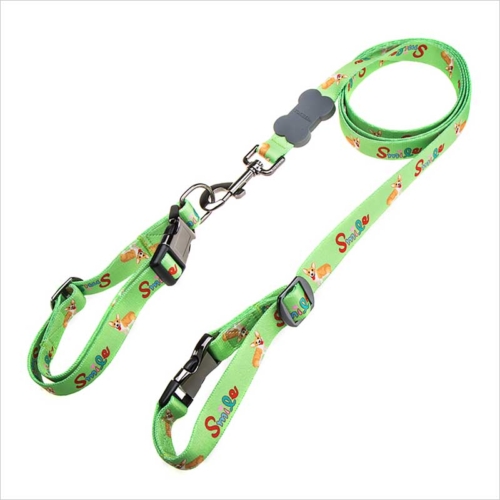 green dog leash