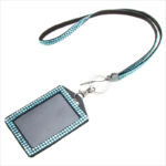 Personalized sparkly lanyards with id card holder