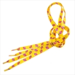 wholesale designer yellow sneaker shoe laces