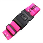 luggage strap with 3 digit combination lock