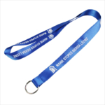 Blue Promotional Fabric Lanyard Supplies