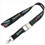 OEM colorful polyester Lanyard with Bottle Opener