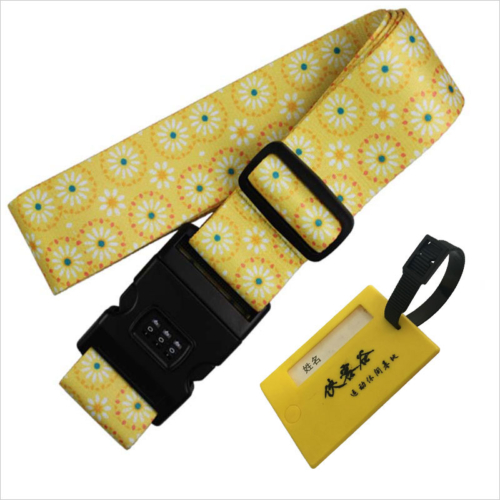 luggage straps and tags