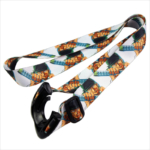 Promotion polyester water bottle holder lanyard