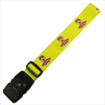 Designer security polyester tsa straps for luggage