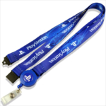 Sublimation polyester cute breakaway badge lanyards