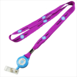 Best price custom retractable id badge holder with lanyard