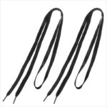 64 Inch Black Flat Shoelaces Manufacturer