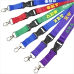 Heat transfer lanyard funny Printed Polyester Lanyards