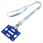 Fashionable Badge Holders Lanyards With Metal Swivel Hook