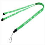 Plain Security Fabric Cell Phone Lanyard Strap