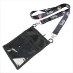 Personalized promotional lanyards with pockets