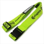 OEM Lockable Luggage Straps With Luggage Tags