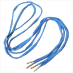 Polyester Extra Long Light Blue Round Shoelaces