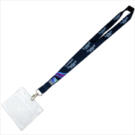 Id card lanyards with PVC holder accept logo print