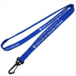 polyester Silkscreen printed plastic hook for lanyard