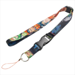 Full color funny sublimation printing lanyard