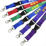 High quality company lanyards with sublimation logo