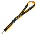 heavy-duty extra wide lanyards with adjustable clip