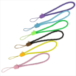 factory hot selling colorful short mobile lanyard