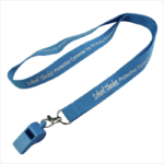 promotion whistle with lanyards no minimum order