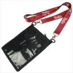 1 inch double ended dye sublimated credential lanyard