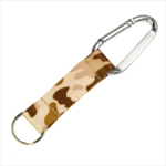 Camo custom short lanyard with key ring manufacturers