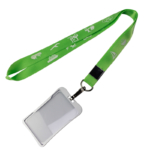 personalised id card holders with printed logo lanyard