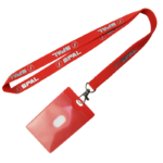 No minimum order custom lanyards with id card holder