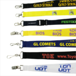 Single custom silk-screen lanyard make in China