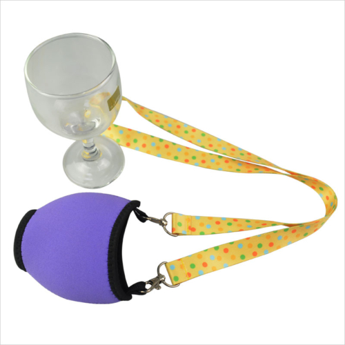 lanyard wine glass holder