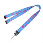 Dye sublimation heat transfer cell phone lanyard