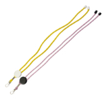 Round woven nylon lanyard no minimum quantity