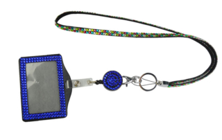 id card holder and lanyard