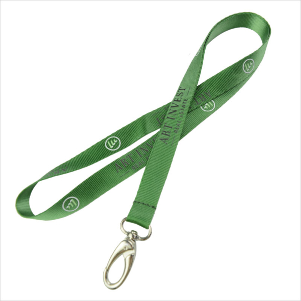 Personalized green cool car key lanyards