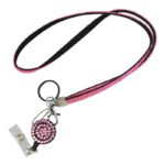 Personalized funny bling lanyards with breakaway clip