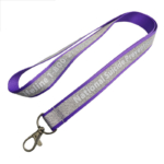 Custom personalized printed logo reflective lanyards