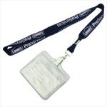 Wholesale badge clip lanyard with company id card holder