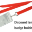 discount lanyards badge holders